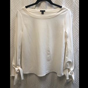 Ann Taylor tie sleeve blouse